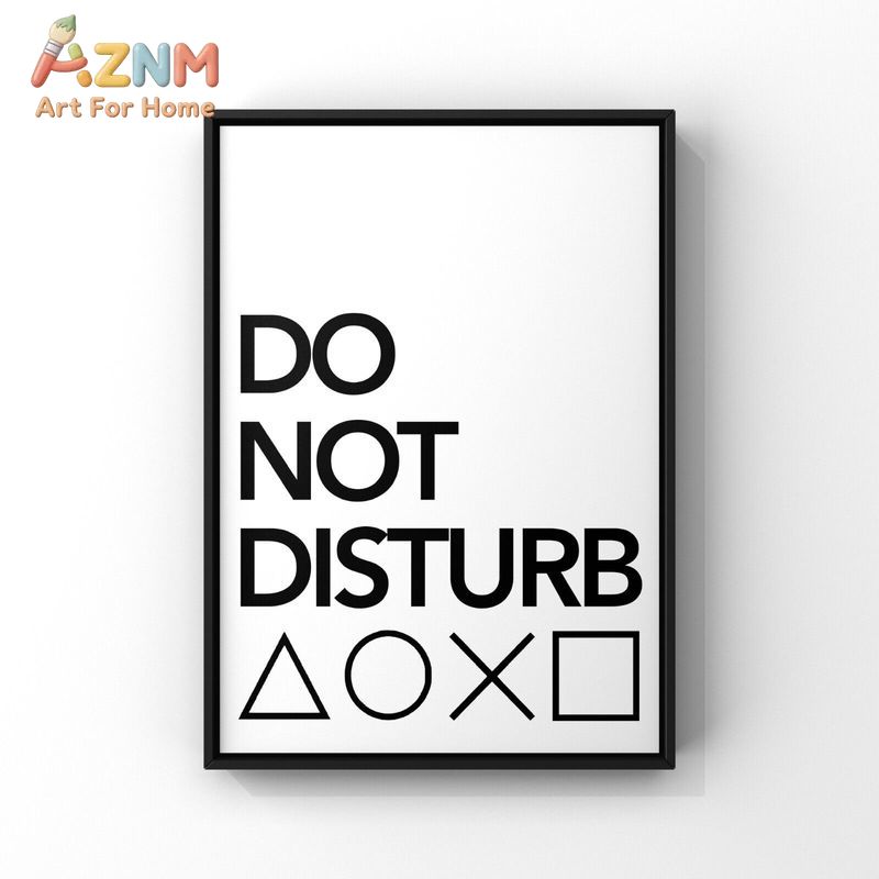 AZNM Zwart-Wit Gaming Canvas W - Gaming Accessories For Room recensie en prijs