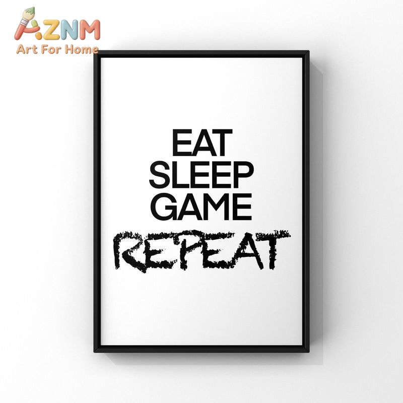 AZNM Zwart-Wit Gaming Canvas W - Gaming Accessories For Room recensie en prijs