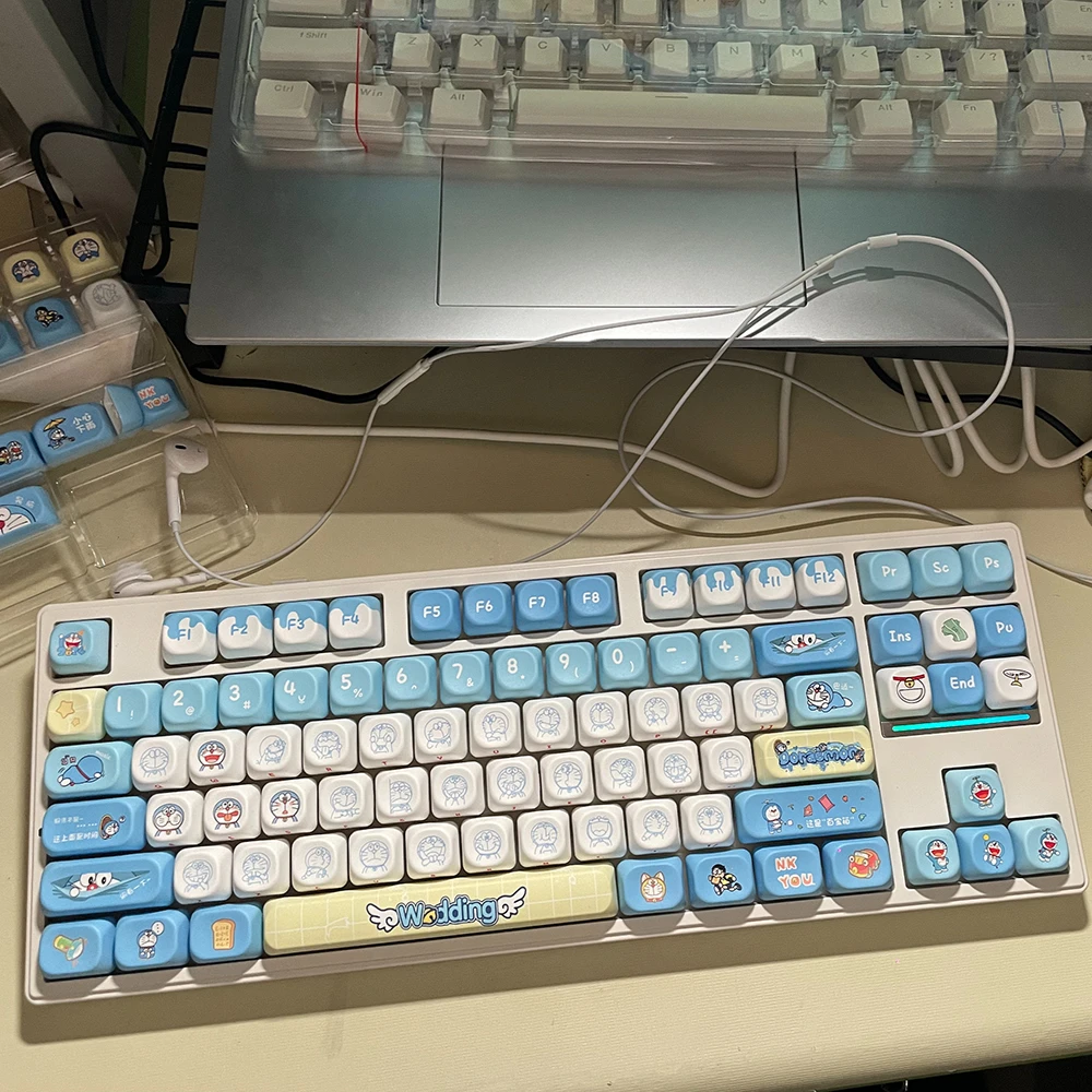 Originele Doraemon Keycaps 120 - Gaming Accessories Aesthetic recensie en prijs